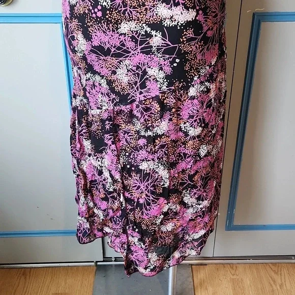 Style & Co Black And Pink Floral Maxi Dress - Picture 9 of 10